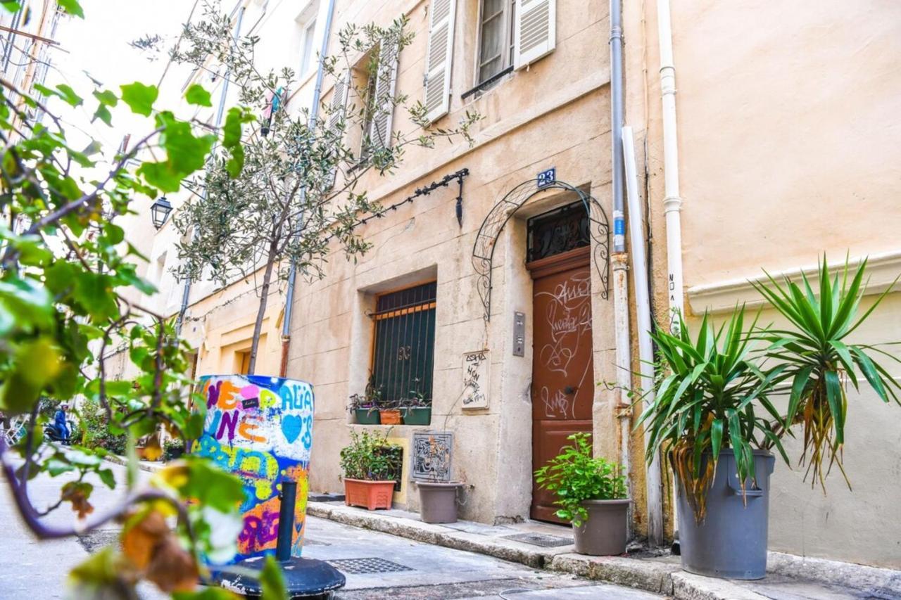 Appartamento Le Duplex - Terrasse Au Coeur De Marseille Panier Esterno foto