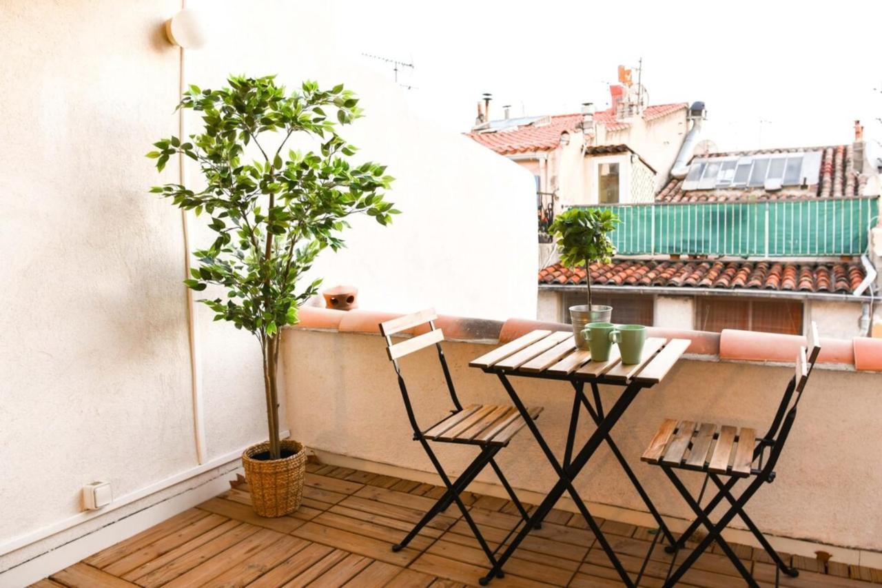 Appartamento Le Duplex - Terrasse Au Coeur De Marseille Panier Esterno foto